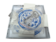 Load image into Gallery viewer, Blue Regal Peacock 3 Tier Cake Stand
