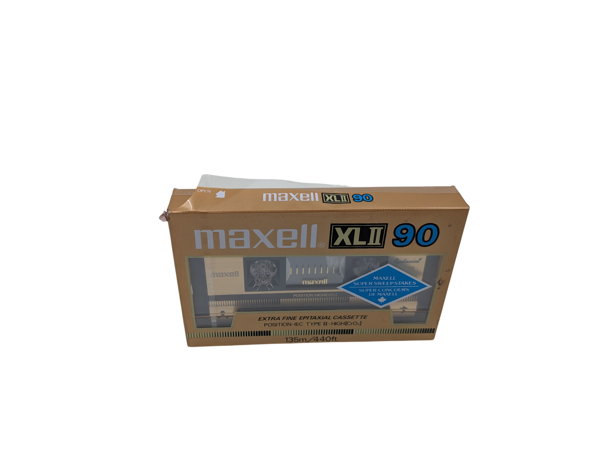Maxell XL II 90 Extra Fine Epitaxial Cassettes (sealed