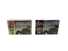 Load image into Gallery viewer, 2 Maxell XLII 90 and 1 Maxell XLII-S 90 Cassette Tapes (sealed)
