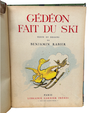 Load image into Gallery viewer, Vintage French Children&#39;s Picture Book - Gedeon Fait Du Ski
